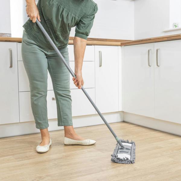 JVL Extendable Chenille Mop - Grey
