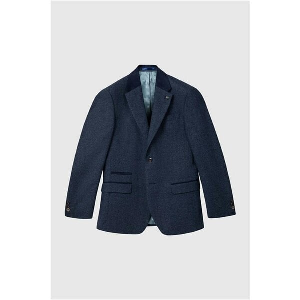 Ted Baker Tailored Fit Blue Donegal Jacket