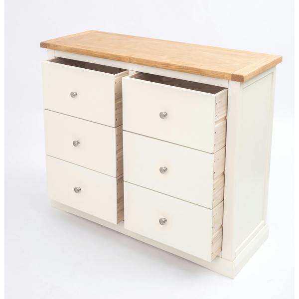 Cabinet Bits Castelli 6 Drawer Chest of Drawers Chrome Knob