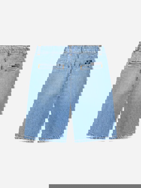 Balmain Boys Denim Shorts in Blue