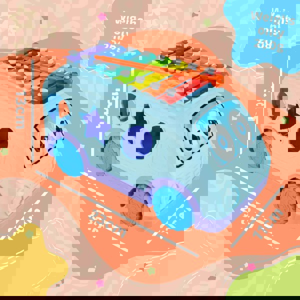 Little Star School Bus Xylophone with Shapes