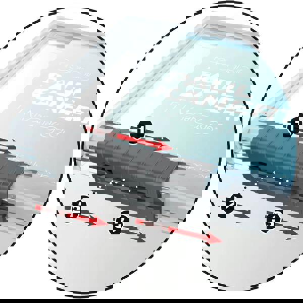 Durable PUSHBOX Trio 3 Card Security Pass ID Holder | 10 Pack | Clear