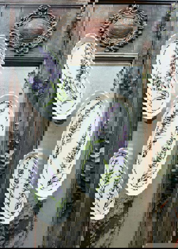 Rozi Provence Collection Oval Serving Platter, Set of 2 (29 x 16 cm)