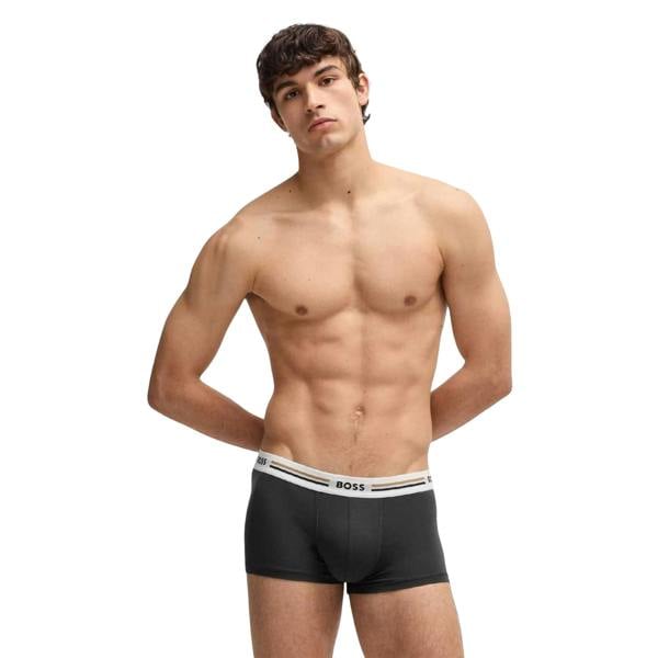 Boss Mens Revive Boxer Shorts (Pack of 3) - Green/Navy/Black - 