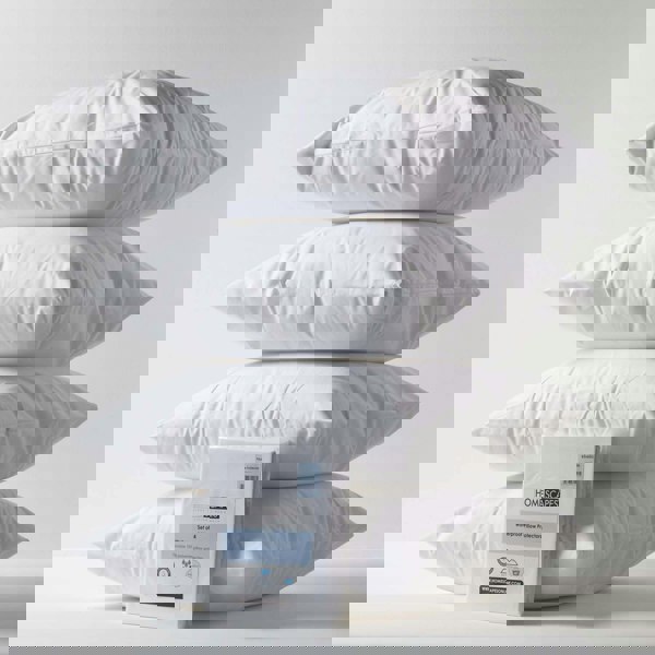 HOMESCAPES Waterproof Pillow Protectors Pack of 4