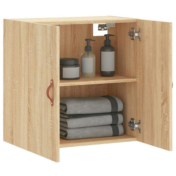 Berkfield Wall Cabinet Sonoma Oak 60x31x60 cm Engineered Wood