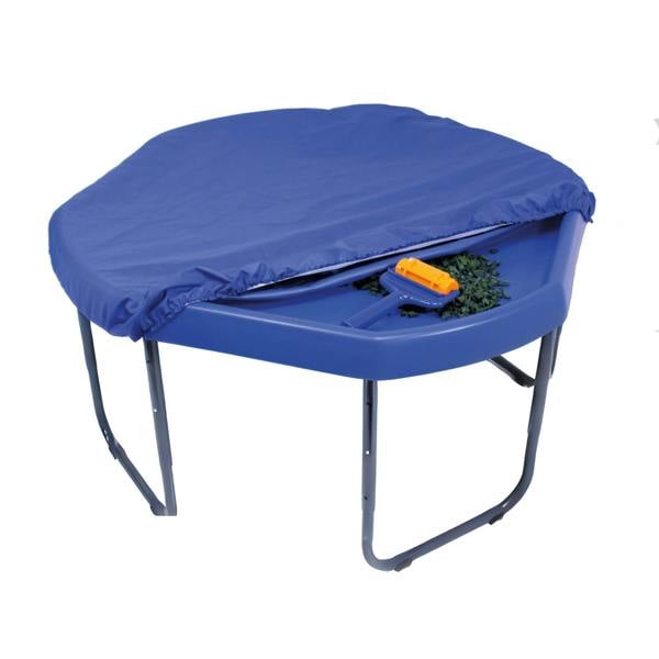 Tuff Tray (100cm), Stand and Water Resistant Cover - Blue Tray, Grey Stand and Blue Cover