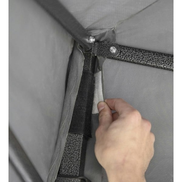 2x2m Pop-Up Gazebo - BEIGE Heavy Duty Frame & Water Resistant - Garden Pavillion - LoopsDirect