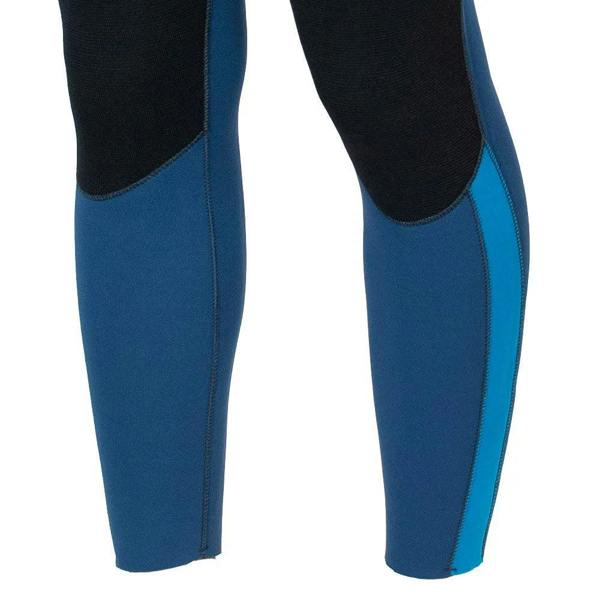 Alder Kids Stealth Junior 5/4mm Back Zip Blue Wetsuit