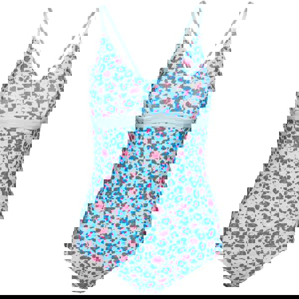 Trespass Womens/Ladies Mimi Leopard Print One Piece Swimsuit - Light Sage - 