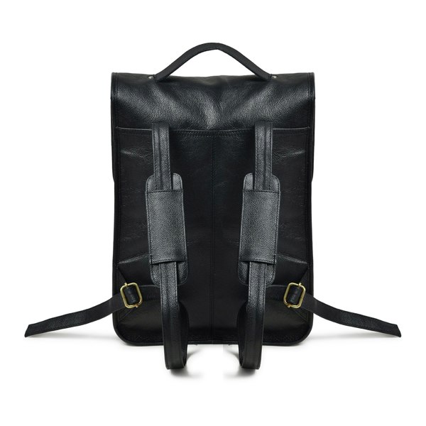 Penny Leather Backpack- Black - DÖTCH CLUB