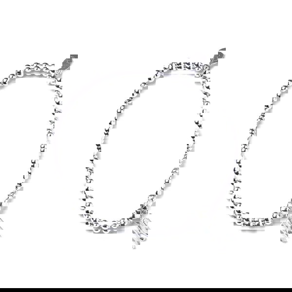 Letter Initial Sterling Silver Ball Bead Bracelet - MYLEE London
