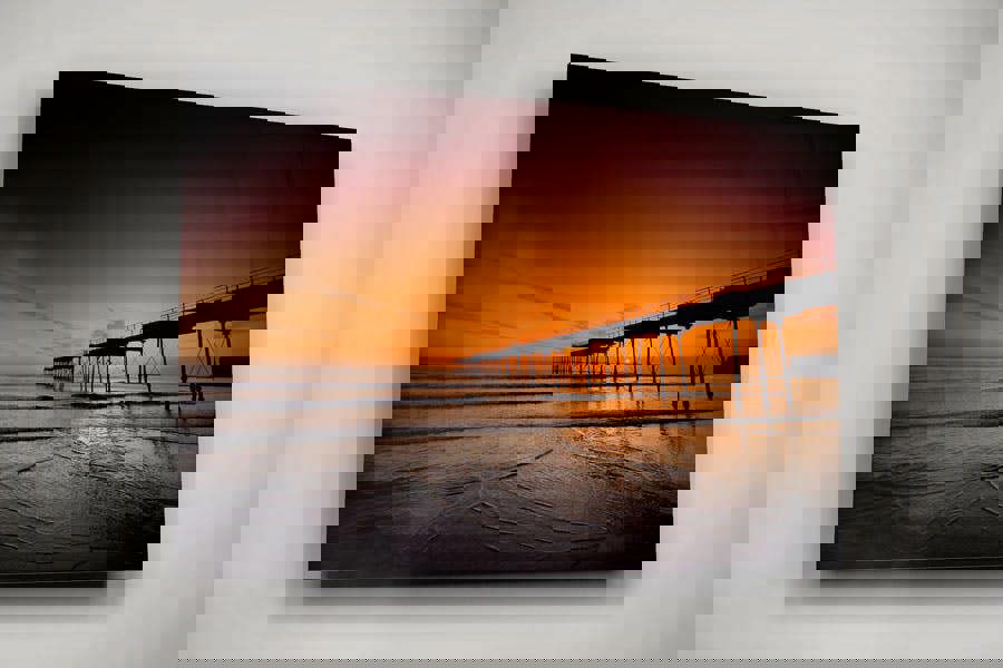 contemporary glass print