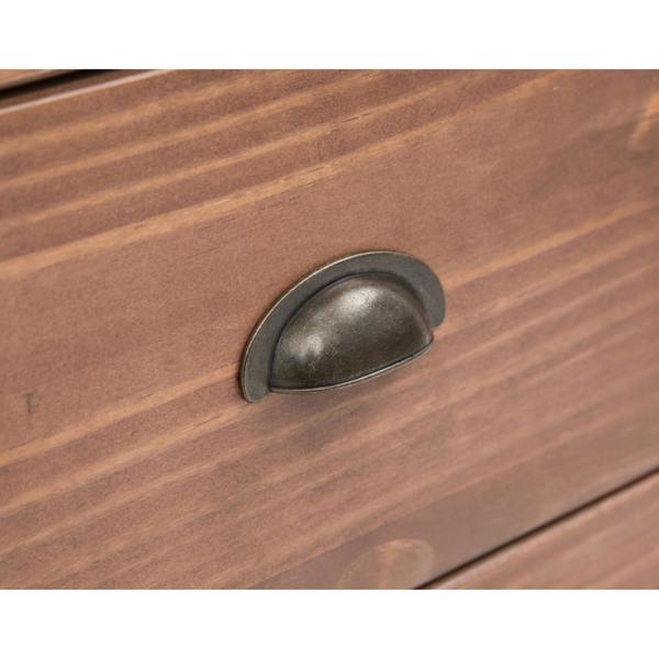 Cabinet Bits Padua 4 Drawer Chest of Drawers Brass Cup Handle