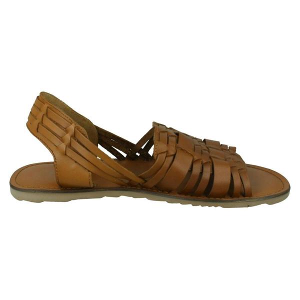 Leather Collection Mens Leather Collection Slingback Sandals A0061