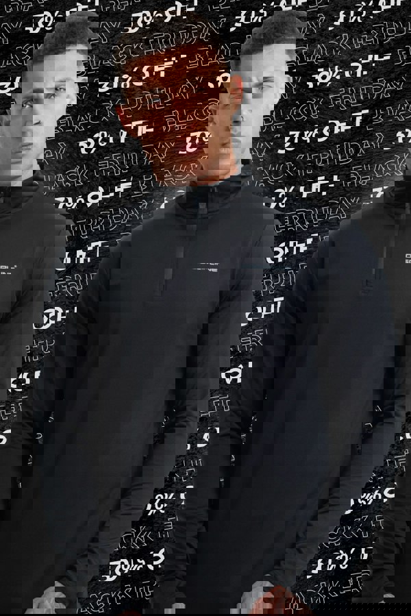 Discipline 365 Black Funnel Neck Top