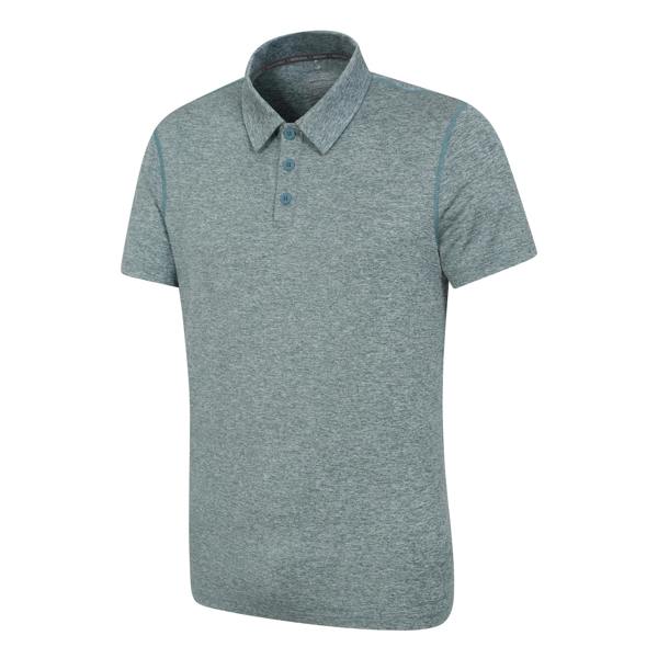 Mountain Warehouse Mens Deuce IsoCool Polo Shirt - Dark Grey - 