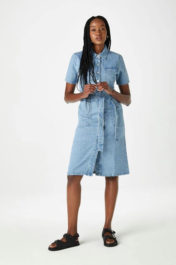 Urban Bliss Haiti Denim Midi Shirt Dress