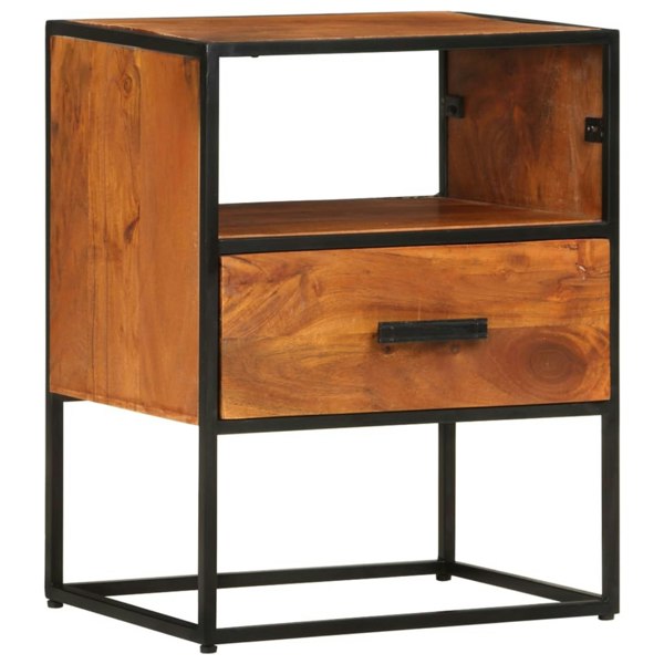 Berkfield Bed Cabinet 40x30x50 cm Solid Acacia Wood