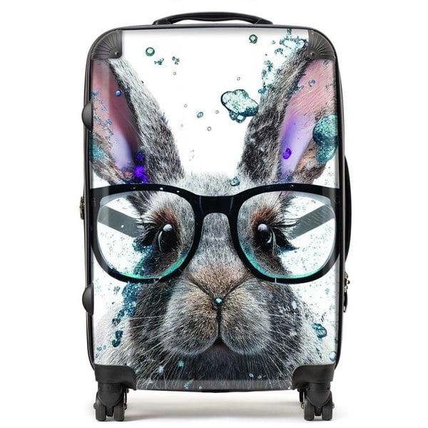 Warren Reed Rabbit Splashart Suitcase