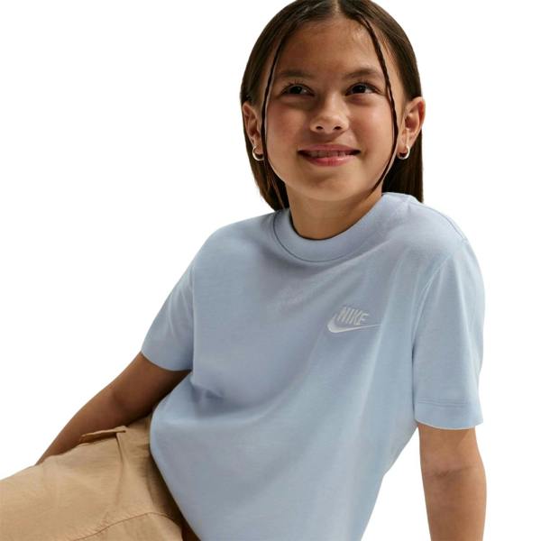 Nike Childrens/Kids Futura Classic Logo Regular T-Shirt - Hydrangea Blue - 