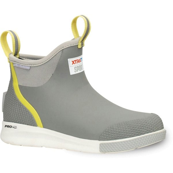 Xtratuf Ankle Deck Boot Sport - Grey/Yellow