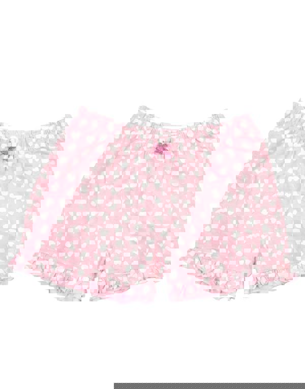 Disney Girls Pink Disney Princess Short Sleeve Short Leg Pyjama Set