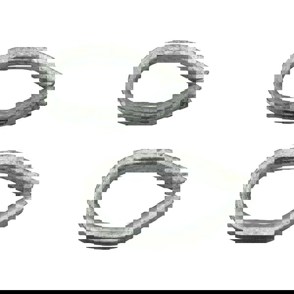 X2 26MM Galvanised Reeving Thimble - Eyelet Wire Rope Galvanised Finish