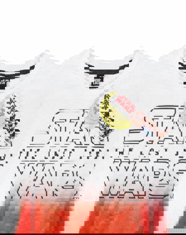 Star Wars Mens White Short Sleeved T-Shirt