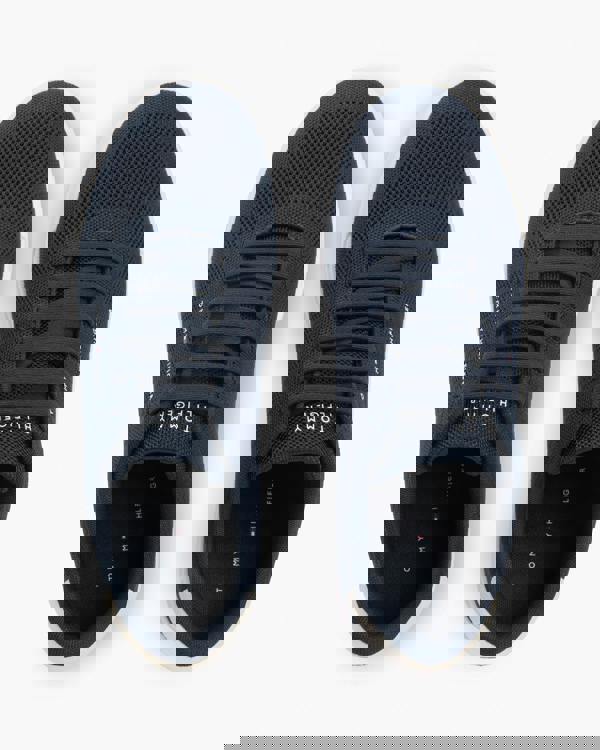 Tommy Hilfiger TH Court Knit Mens Trainers - Desert Sky