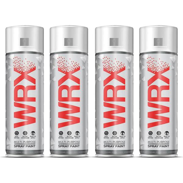 WRX 4X WRX Traffic Black Spray Paints 400ml