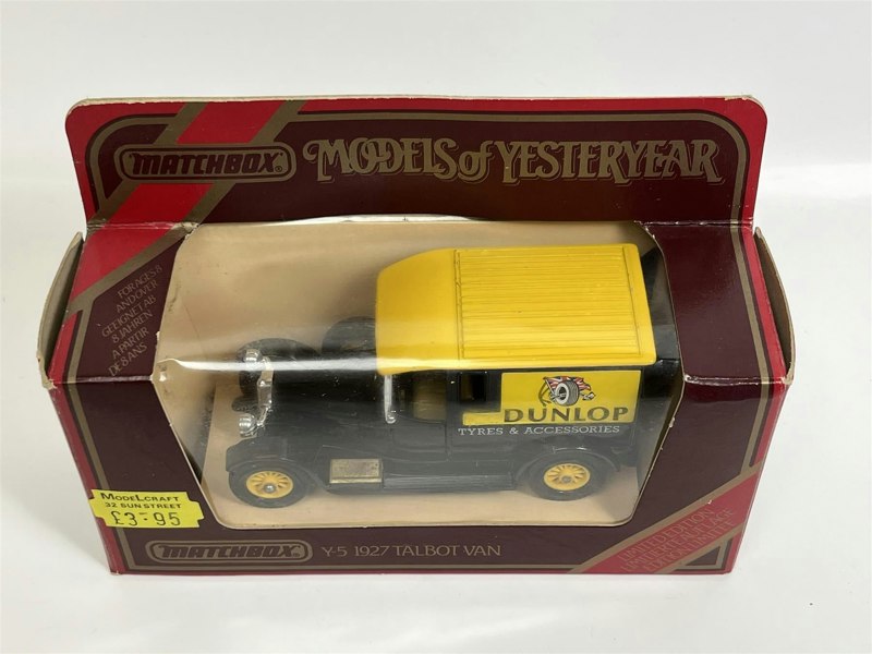 MCSlots Talbot Van 1927 Dunlop Tyres Models of Yesteryear 1:47 Scale Matchbox Y5D S5