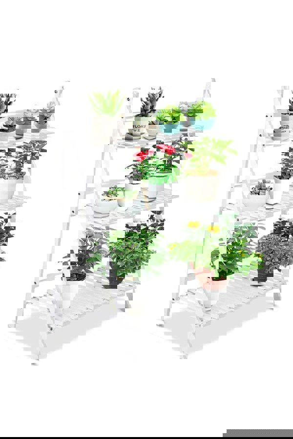 Living and Home 3 tier Bojorquez Multi Tiered Plant Stand