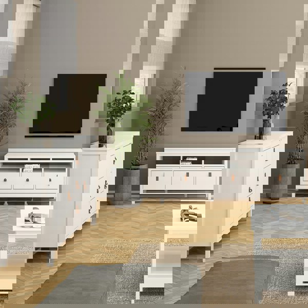 Furniture To Go Barcelona Sideboard 2 doors + 3 drawers in White