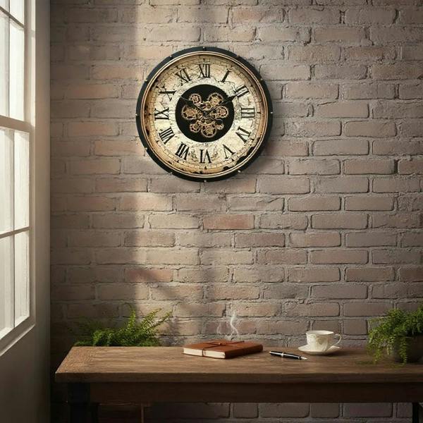 60CM GEAR CLOCK
