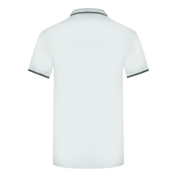 Aquascutum Aldis Tipped Polo Shirt - White