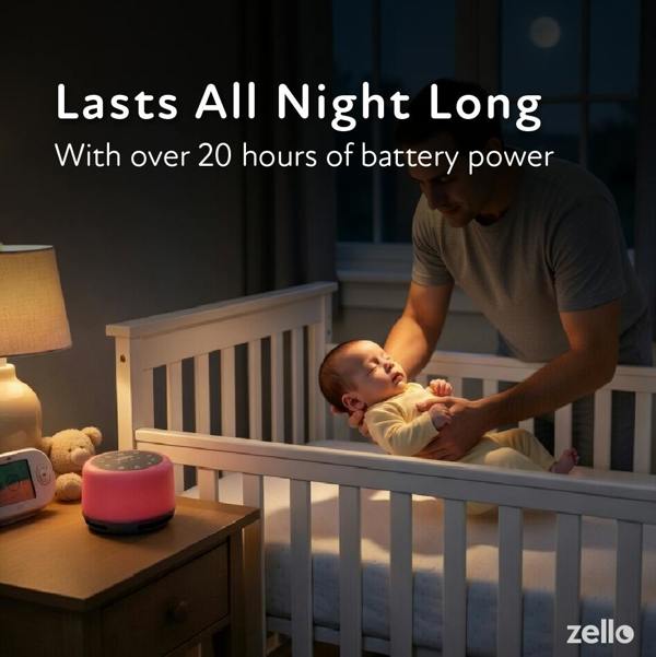 Zello Original White Noise Machine & Night Light