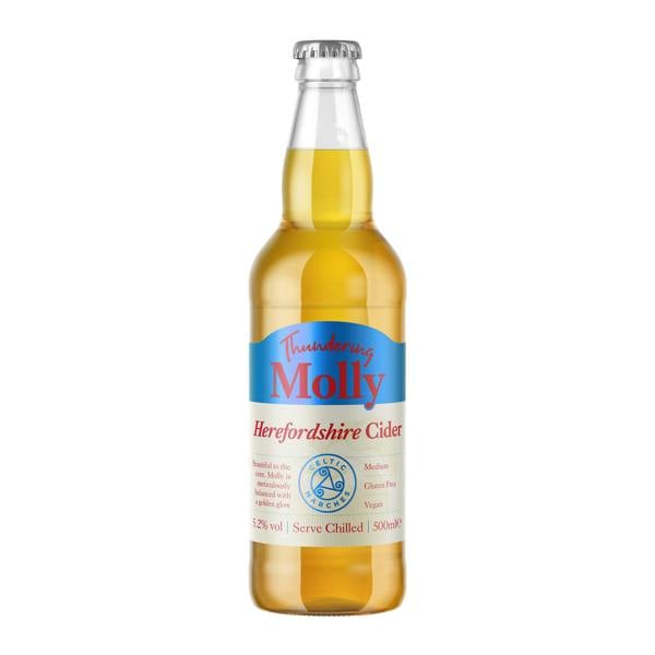 Celtic Marches Thundering Molly Cider 5.2% 500ml Bottles