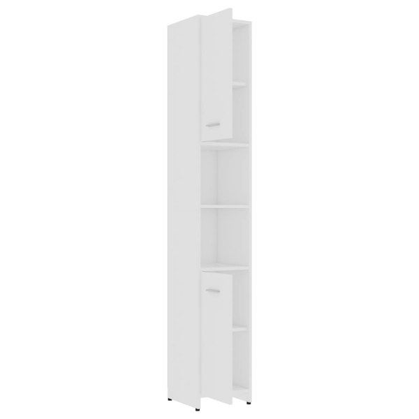 Berkfield 4 Piece Bathroom Furniture Set White Engineered Wood
