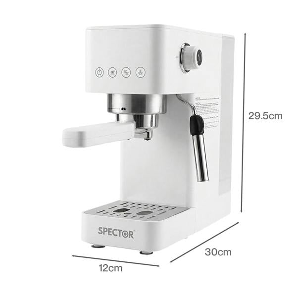 Spector Coffee Machine Maker 20 Bar Milk Frother Stable Espresso Extraction