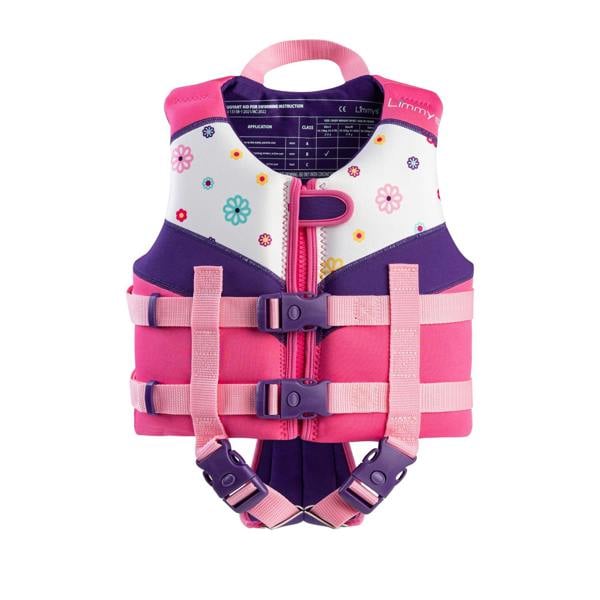 Limmys Premium Neoprene Swim Vest - Pink Daisy