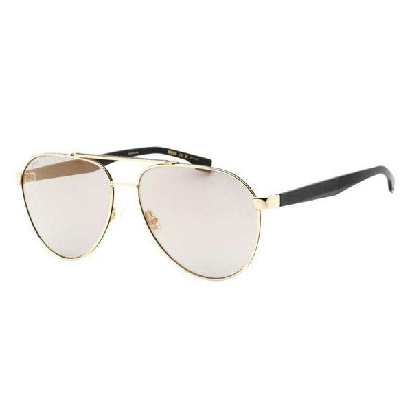 Hugo Boss Mens Plain Sunglasses - Black/Gold