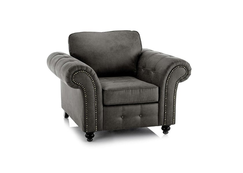 Oakland Chesterfield Leather Armchair - 2