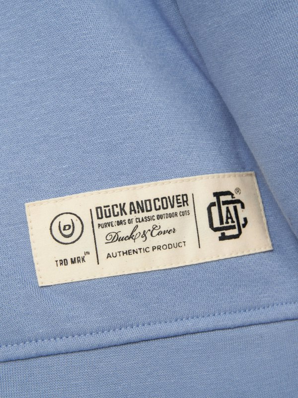 Duck and Cover Keyaan Crew Sweat Blue