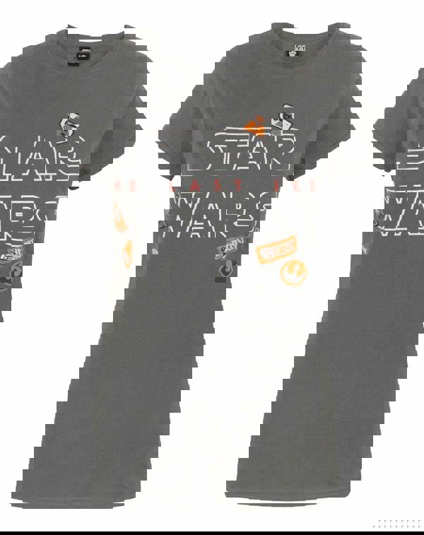 Star Wars Womens Grey Badges Short Sleeved T-Shirt