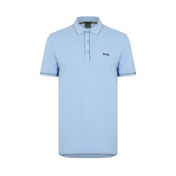 Boss Mens Paule Polo Shirt - Blue - 