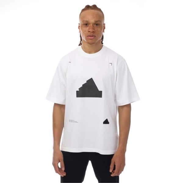 Adidas Mens Oversized T-Shirt - White
