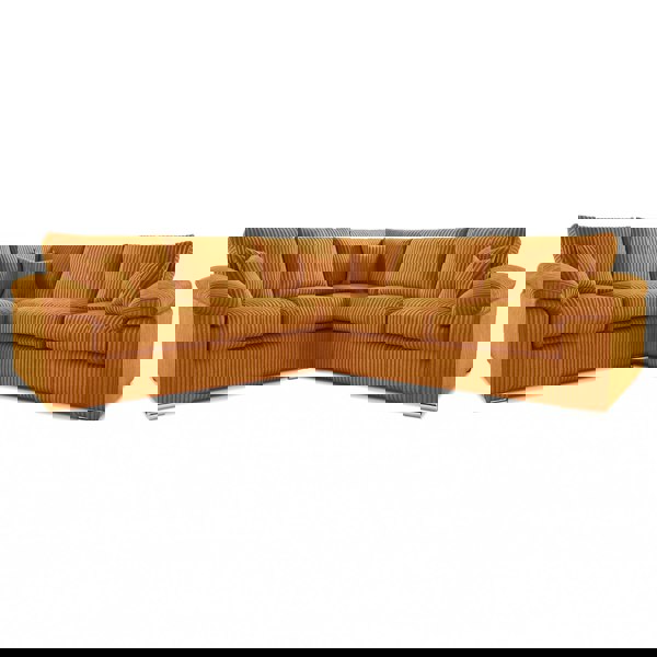 Furnishings For Less Delta Full Jumbo Cord 5 Seater Corner Sofa