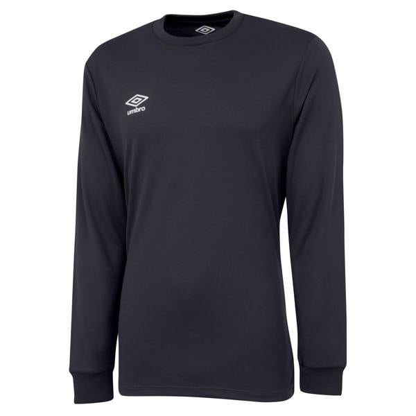 Umbro Mens Club Long-Sleeved Jersey - Carbon/White - 