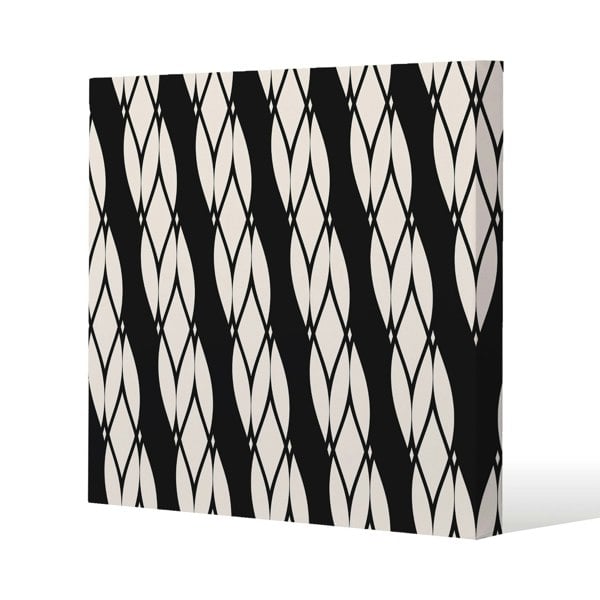 Benjamin Tate Design Geometric Rope Pattern (Canvas Print)